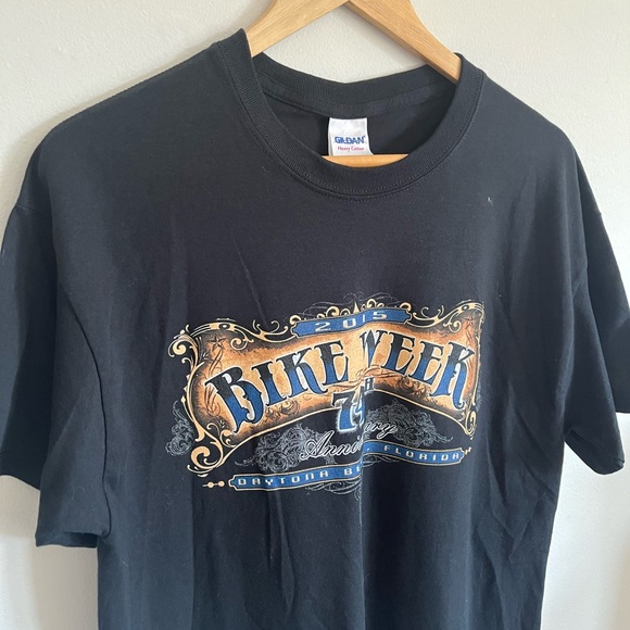 Daytona Beach Biker T-Shirt / 2015 / Bike Week / Large - Picture 2 of 5